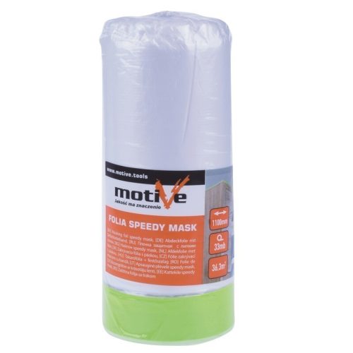 TAKARÓFÓLIA TEKERCS RAGASZTÓCSÍKKAL SPEEDY MASK 300/33 MOTIVE